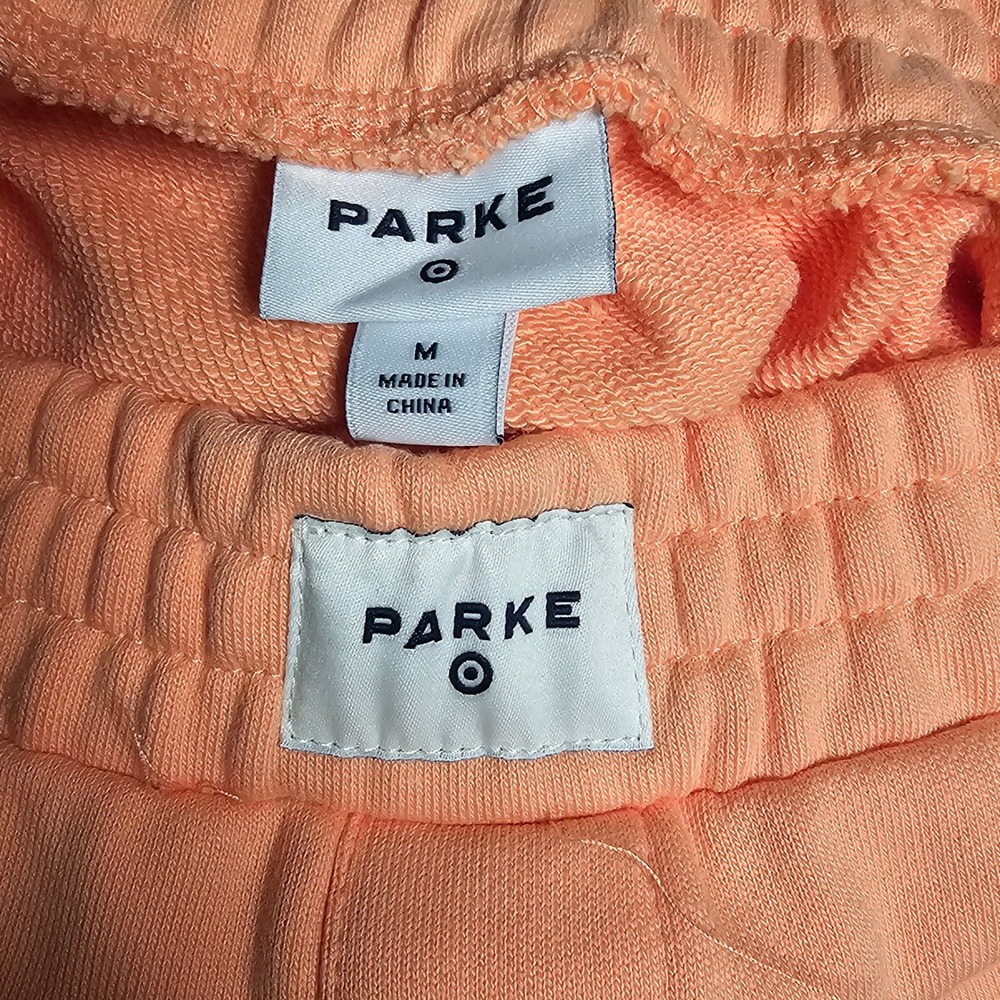 PARKE x Target Orange Wide Leg Sweatpants Medium PCD010CM New